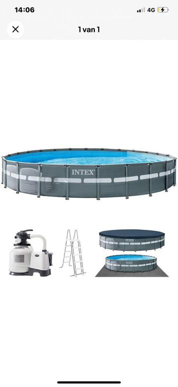 Intex 732 x 132 zwembad nieuw te koop ultra frame 