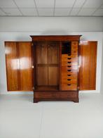 Hoogwaardige Mahonie Kledingkast uit de Late 19e Eeuw pander, Ophalen