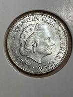 1 gulden Juliana. Zilver. 1967., Postzegels en Munten, Munten | Nederland, 1 gulden, Koningin Juliana, Verzenden, Zilver