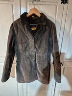 bruine lederen suède jas Marcel Clair maat M, Kleding | Dames, Maat 38/40 (M), Bruin, Marcel Clair, Ophalen of Verzenden