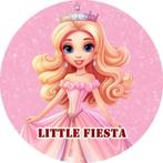 L548 icing frosting prinses kroon 18cm eetbare taart print, Hobby en Vrije tijd, Taarten en Cupcakes maken, Ophalen of Verzenden