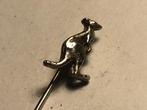 Metalen KANGEROE AUSTRALIE Speld (Metaalkleur)., Verzenden, Zo goed als nieuw, Dier of Natuur, Speldje of Pin