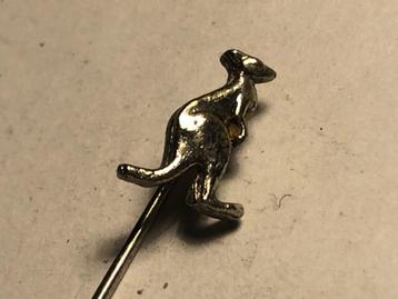 Metalen KANGEROE AUSTRALIE Speld (Metaalkleur). beschikbaar voor biedingen