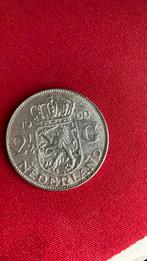 Nederland rijksdaalder 1960 Juliana zilver, Zilver, 2½ gulden, Ophalen of Verzenden, Koningin Juliana