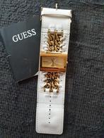 Dames Guess horloge met leren band, Sieraden, Tassen en Uiterlijk, Horloges | Dames, Overige materialen, Guess, Gebruikt, Ophalen of Verzenden