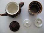 Bruin koffiepotje met complete filter nieuw ., Verzenden, Nieuw