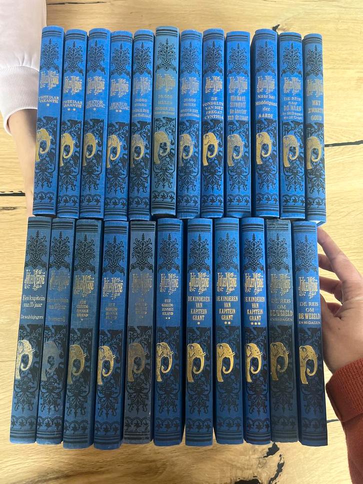 20x Jules Verne Wonderreizen, Boeken, Avontuur en Actie, Zo goed als nieuw, Ophalen of Verzenden