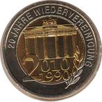 Munt - Penning 20 jaar  Duitsland Herenigd, Postzegels en Munten, Penningen en Medailles, Verzenden, Overige materialen, Buitenland
