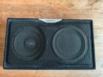 Hertz EBX F25.5 Woofer 2x met kist, Auto diversen, Autospeakers, Ophalen of Verzenden, Zo goed als nieuw