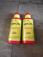 2 nieuwe verpakkingen van de got2b playful styling (advr224, Ophalen of Verzenden, Nieuw, Gel, Wax, Haarlak of Mousse