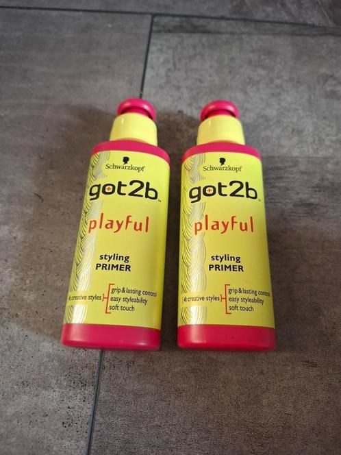 2 nieuwe verpakkingen van de got2b playful styling (advr224, Sieraden, Tassen en Uiterlijk, Uiterlijk | Haarverzorging, Nieuw