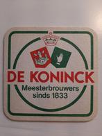 De Koninck meesterbrouwers sinds 1833 bierviltje, Verzamelen, Biermerken, Nieuw, Viltje(s), Ophalen of Verzenden, De Koninck