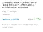 Jump XL Groningen 4 kaartjes van 120 minuten