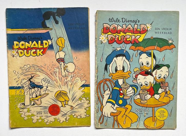 Donald Duck weekblad - 1955 tot 1962 - 15 stuks, Boeken, Strips | Comics, Gelezen, Meerdere comics, Europa, Ophalen of Verzenden