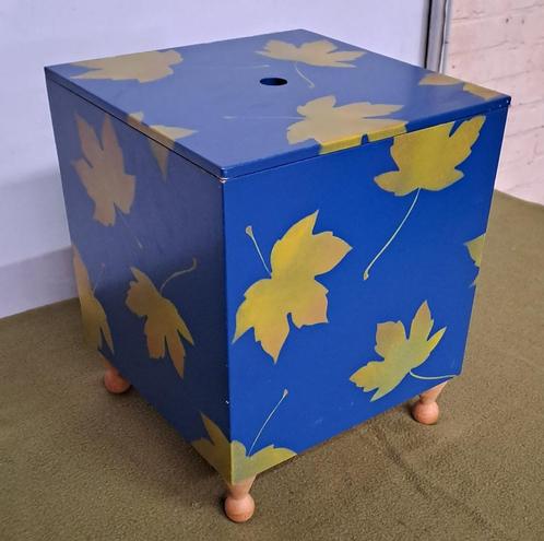 Houten speelgoed opbergdoos met knikkers, Doe-het-zelf en Verbouw, Kratten en Dozen, Gebruikt, Doos, 50 tot 75 cm, 50 cm of meer