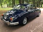 Jaguar MK II 1960 motor gereviseerd, Auto's, Oldtimers, Blauw, 2483 cc, Leder, Overige kleuren