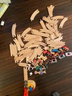 Speeltrein rails van hout, Kinderen en Baby's, Speelgoed | Houten speelgoed, Ophalen of Verzenden, Zo goed als nieuw, Duw- of Trekspeelgoed