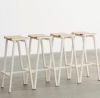 HAY Taburete 8 Barkruk High H 75 cm Eggshell | Van €139, nu, Huis en Inrichting, Barkrukken, Hay, Hay, 60 tot 90 cm, Nieuw