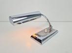 Art Deco Verchroomde Pianolamp bureaulamp 1930, Overige kleuren, N, Overige typen, Ophalen of Verzenden