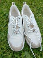 Super cracks wit/beige sneakers schoenen maat 41, Ophalen of Verzenden, Zo goed als nieuw, Wit