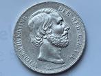 Prachtige zilveren rijksdaalder 1858 koning willem 3, Ophalen of Verzenden, Koning Willem III, 2½ gulden