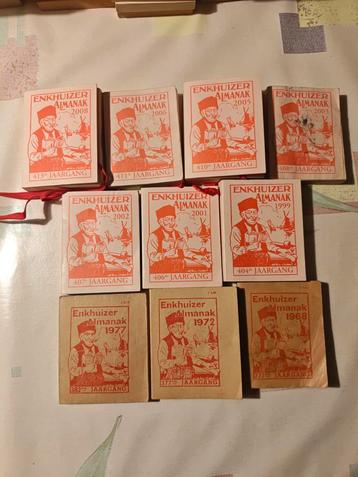 Enkhuizer Almanakken, diverse jaargangen per stuk beschikbaar voor biedingen
