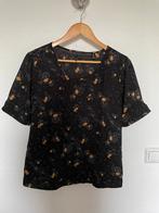 Zwarte top met sterretjes Maison Scotch medium 38, Maat 38/40 (M), Zwart, Zo goed als nieuw, Korte mouw