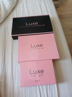 Nieuw in dozen Merk LUXE Wimpers en Wenkbrauwen Set, Ophalen of Verzenden, Nieuw, Zwart, Ogen