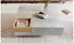 Nieuwe Salontafel Betonlook, Huis en Inrichting, Tafels | Salontafels, Ophalen, Overige materialen, 100 tot 150 cm, Vierkant