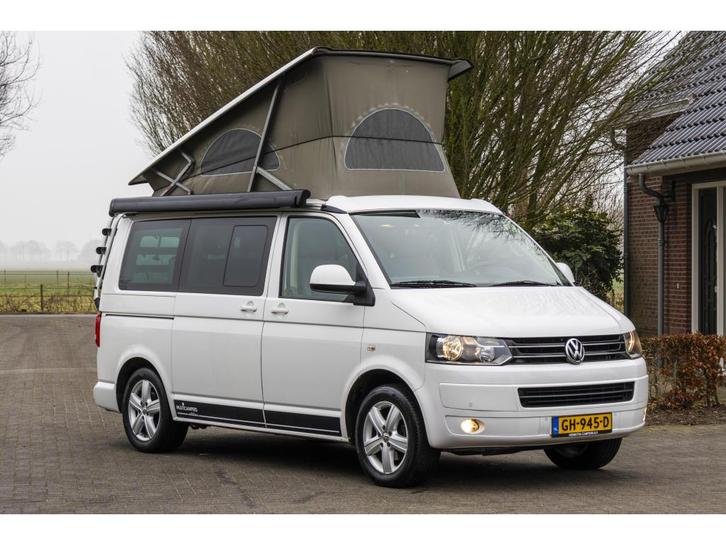 Volkswagen T5 California Comfortline DSG-auto Bearlock EURO5, Caravans en Kamperen, Campers, Bedrijf, tot en met 4, Buscamper of Camperbus
