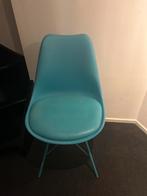 Leuke stoel - weinig gebruikt, Kunststof, Blauw, Ophalen of Verzenden, Zo goed als nieuw
