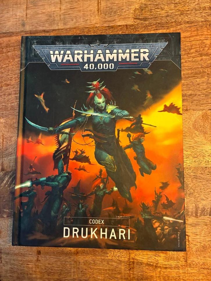 Drukhari Warhammer Codex - 9th Edition, Hobby en Vrije tijd, Wargaming, Warhammer, Boek of Catalogus, Verzenden