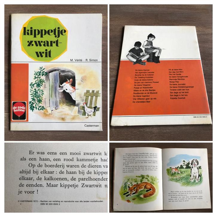 Kippetje zwart-wit De rode ballon reeks, Boeken, Prentenboeken en Plaatjesalbums, Zo goed als nieuw, Prentenboek, Ophalen of Verzenden