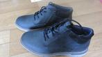 Halfhoge blauwe leren heren veterschoen maat 45, Blauw, Nieuw, Ophalen of Verzenden, Veterschoenen