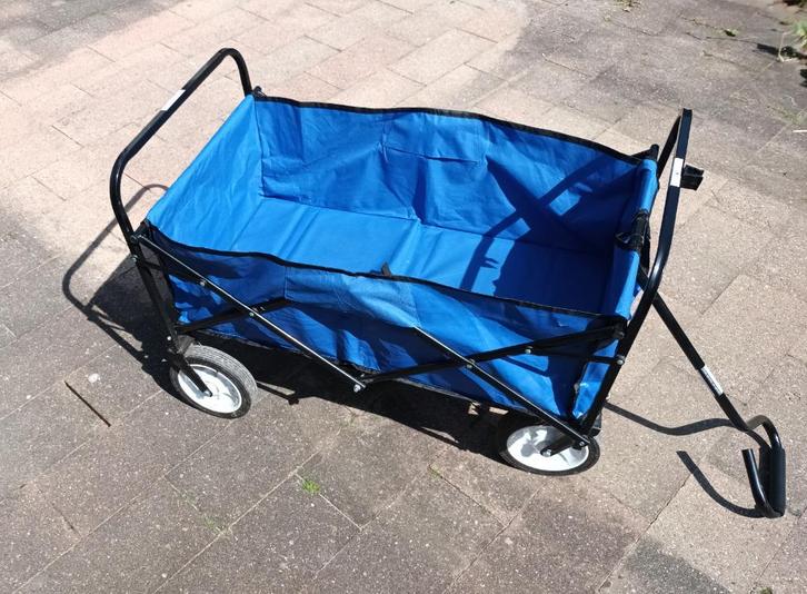Te huur: lichtgewicht opvouwbare bolderkarren (3 kleuren), Caravans en Kamperen, Bolderkarren, Zo goed als nieuw, Opvouwbaar, Ophalen