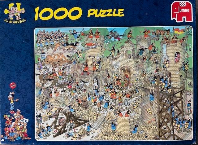 middeleeuwen, Hobby en Vrije tijd, Denksport en Puzzels, Gebruikt, Legpuzzel, 500 t/m 1500 stukjes, Ophalen of Verzenden