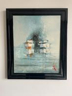 Schilderij zeilboten, Ophalen