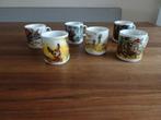 Zes Rien Poortvliet mokken / bekers jaren 80, Ophalen of Verzenden, Zo goed als nieuw, Overige stijlen, Kop(pen) en/of Schotel(s)
