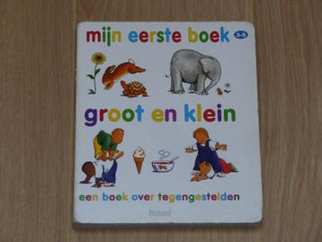 mijn eerste boek groot en klein een boek over tegengestelden beschikbaar voor biedingen