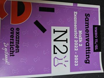ExamenOverzicht - Samenvatting Examenstof NaSk2 VMBO TL&GL beschikbaar voor biedingen