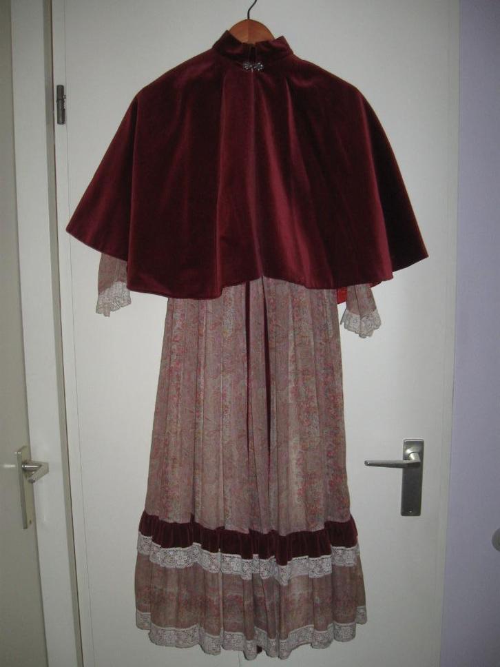 PAULA LEE vintage retro jurk cape 70's origineel mt S 34 36, Kleding | Dames, Carnavalskleding en Feestkleding, Gedragen, Overige thema's