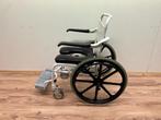 Po stoel douchestoel in 1 met grote wielen zelfrijdend, Ophalen, Zo goed als nieuw