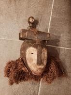 Afrikaans masker dubbelzijdig Fang Gabon, Antiek en Kunst, Ophalen of Verzenden