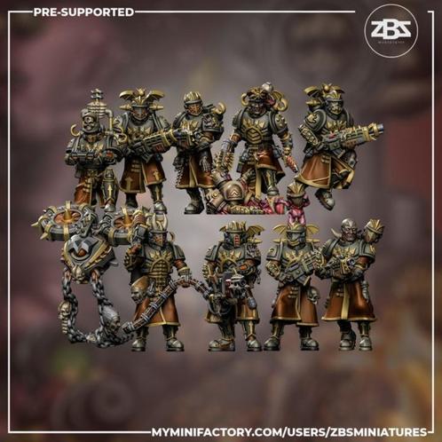 Cult Guard Assault Squad B - ZBS Miniatures, Hobby en Vrije tijd, Wargaming, Nieuw, Warhammer 40000, Figuurtje(s), Verzenden