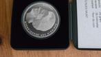 Zilveren 50 gulden muntstuk 1990 100 jaar vorstinnen, Ophalen, Koningin Beatrix, Zilver, Losse munt