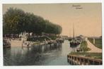 Franeker Bolwerk oude ansichtkaart 1909, Verzamelen, Ansichtkaarten | Nederland, Verzenden, Voor 1920, Gelopen, Friesland