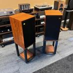 Wharfedale Linton mahogany speakerset met stands (ex-demo), Audio, Tv en Foto, Luidsprekers, Overige merken, Ophalen of Verzenden