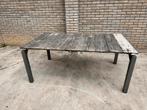Tuintafel 180x100x75, Ophalen, Gebruikt, Rechthoekig, Hout