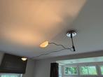 Design,  Hanglamp, metaal met glas, Huis en Inrichting, Ophalen, Gebruikt, Glas, 75 cm of meer