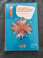 Verhoudingen, procenten, breuken en kommagetallen, Nieuw, Ophalen of Verzenden, Jos van den Bergh; Ortwin Hutten; Marc van Zanten; Petra van ...
